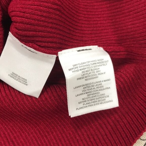 Anne Klein Ribbed Ruffle Detail Sweater - Picture 6 of 7